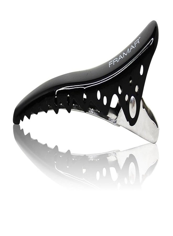 Framar Black Hair Clips Metal - Professional Hair Clip For Styling, Hair Clips For Women Styling, Metal Clips For Hair, Extra Strong With No Slip - 4 Pack - Image 3